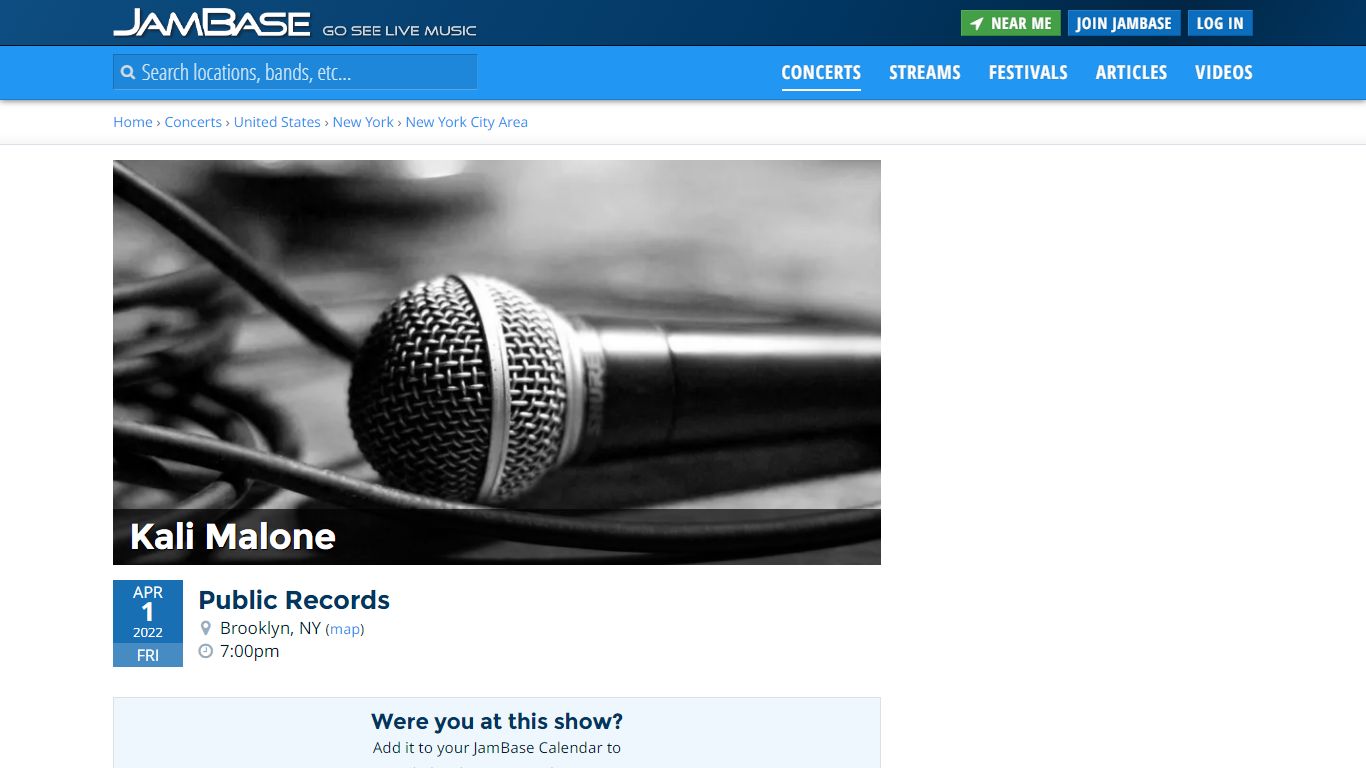 Kali Malone - Brooklyn, NY - Apr 1, 2022 - Public Records - JamBase